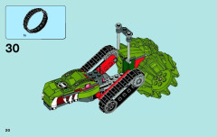 LEGO 70001 instructions page 20 – build guide