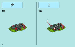 LEGO 70001 instructions page 8 – build guide