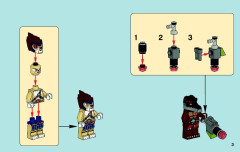 LEGO 70002 instructions page 3 – build guide