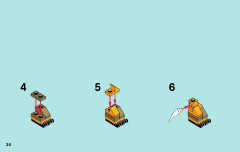 LEGO 70002 instructions page 34 – build guide