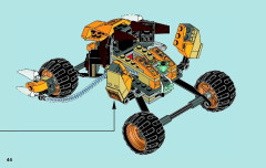 LEGO 70002 instructions page 44 – build guide