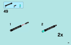 LEGO 70002 instructions page 45 – build guide