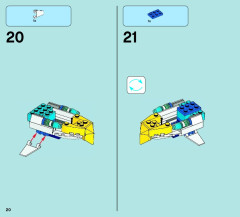 LEGO 70003 instructions page 20 – build guide