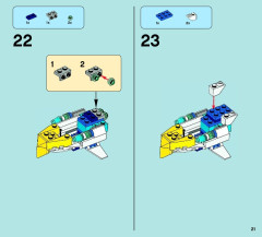 LEGO 70003 instructions page 21 – build guide
