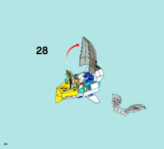 LEGO 70003 instructions page 24 – build guide