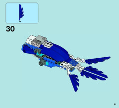 LEGO 70003 instructions page 51 – build guide