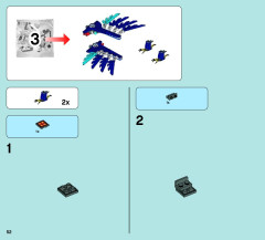 LEGO 70003 instructions page 52 – build guide