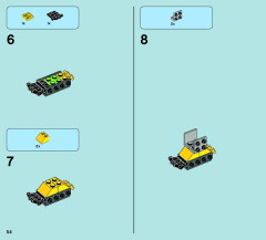 LEGO 70003 instructions page 54 – build guide