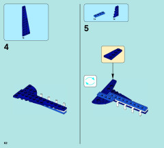 LEGO 70003 instructions page 62 – build guide