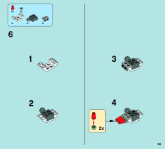 LEGO 70003 instructions page 63 – build guide