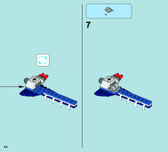 LEGO 70003 instructions page 64 – build guide