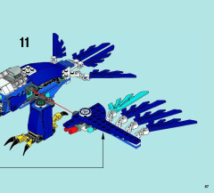 LEGO 70003 instructions page 67 – build guide