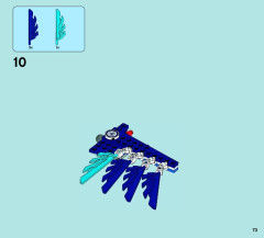 LEGO 70003 instructions page 73 – build guide