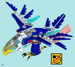 LEGO 70003 instructions page 76 – build guide