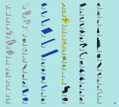 LEGO 70003 instructions page 77 – build guide