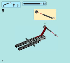 LEGO 70004 instructions page 10 – build guide