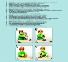 LEGO 70004 instructions page 2 – build guide