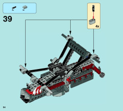 LEGO 70004 instructions page 54 – build guide