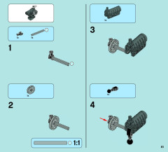 LEGO 70004 instructions page 61 – build guide