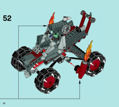LEGO 70004 instructions page 72 – build guide