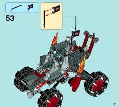 LEGO 70004 instructions page 73 – build guide