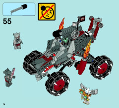 LEGO 70004 instructions page 76 – build guide