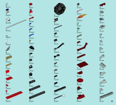 LEGO 70004 instructions page 77 – build guide