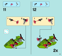 LEGO 70006 instructions page 13 – build guide