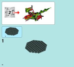 LEGO 70006 instructions page 14 – build guide