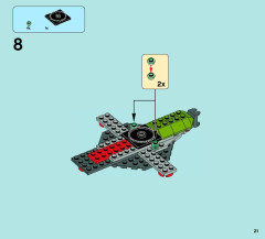 LEGO 70006 instructions page 21 – build guide