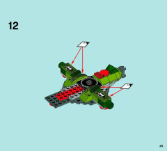 LEGO 70006 instructions page 25 – build guide
