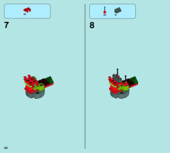 LEGO 70006 instructions page 34 – build guide