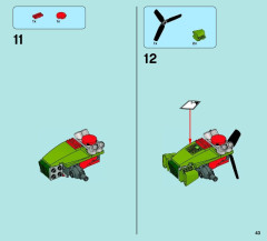 LEGO 70006 instructions page 43 – build guide