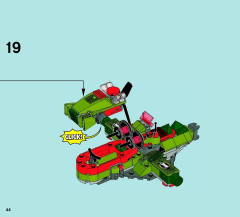 LEGO 70006 instructions page 44 – build guide
