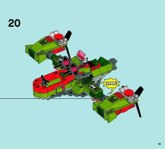 LEGO 70006 instructions page 51 – build guide