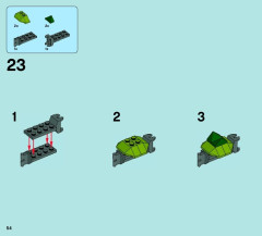 LEGO 70006 instructions page 54 – build guide
