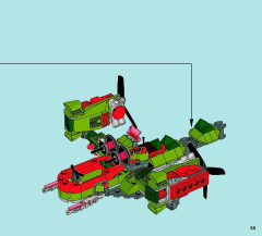 LEGO 70006 instructions page 55 – build guide