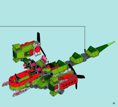 LEGO 70006 instructions page 57 – build guide