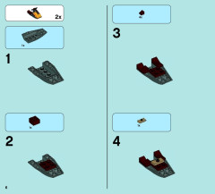 LEGO 70006 instructions page 6 – build guide