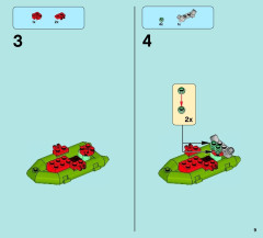 LEGO 70006 instructions page 9 – build guide