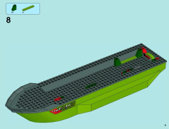 LEGO 70006 instructions page 9 – build guide