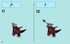 LEGO 70007 instructions page 12 – build guide