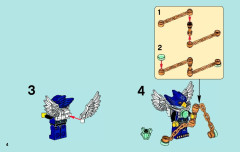 LEGO 70007 instructions page 4 – build guide