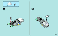 LEGO 70007 instructions page 45 – build guide