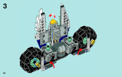 LEGO 70007 instructions page 70 – build guide