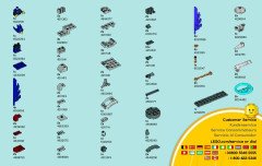 LEGO 70007 instructions page 73 – build guide