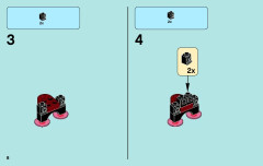LEGO 70007 instructions page 8 – build guide