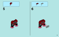 LEGO 70007 instructions page 9 – build guide