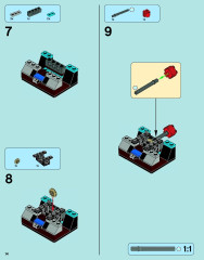 LEGO 70008 instructions page 14 – build guide