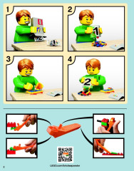 LEGO 70008 instructions page 2 – build guide